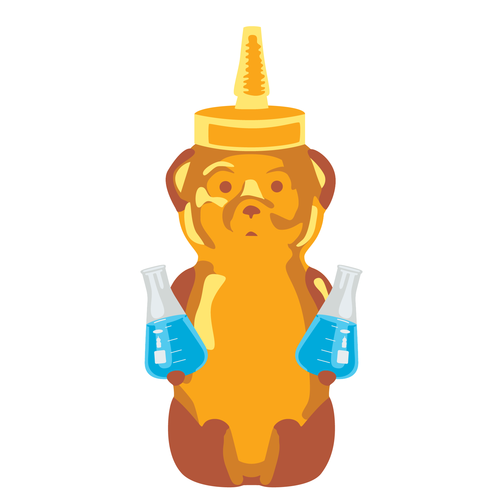 Lab Flask Bear